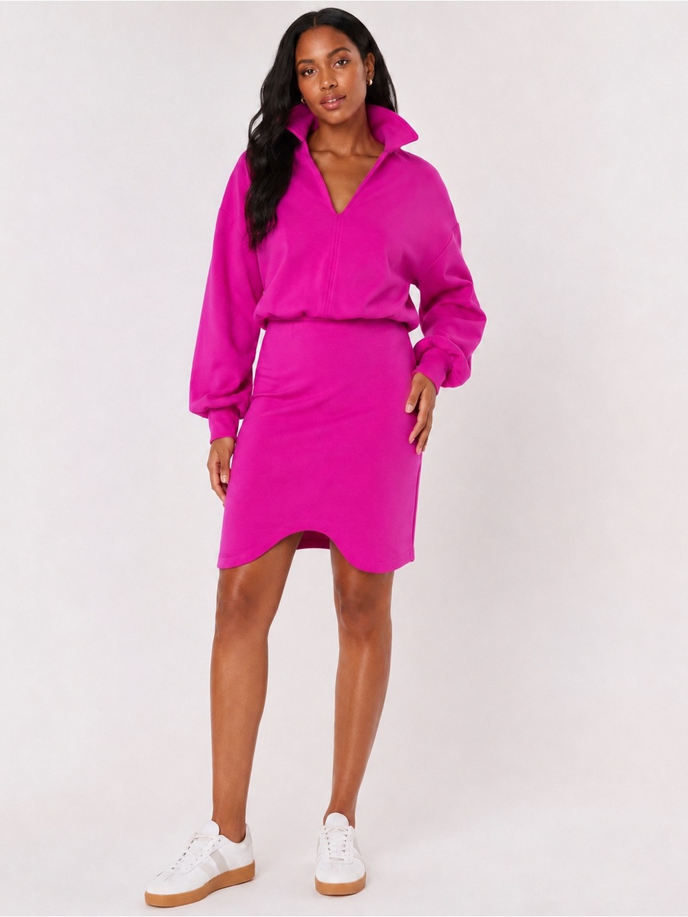 Women’s Magenta Pullover Dress